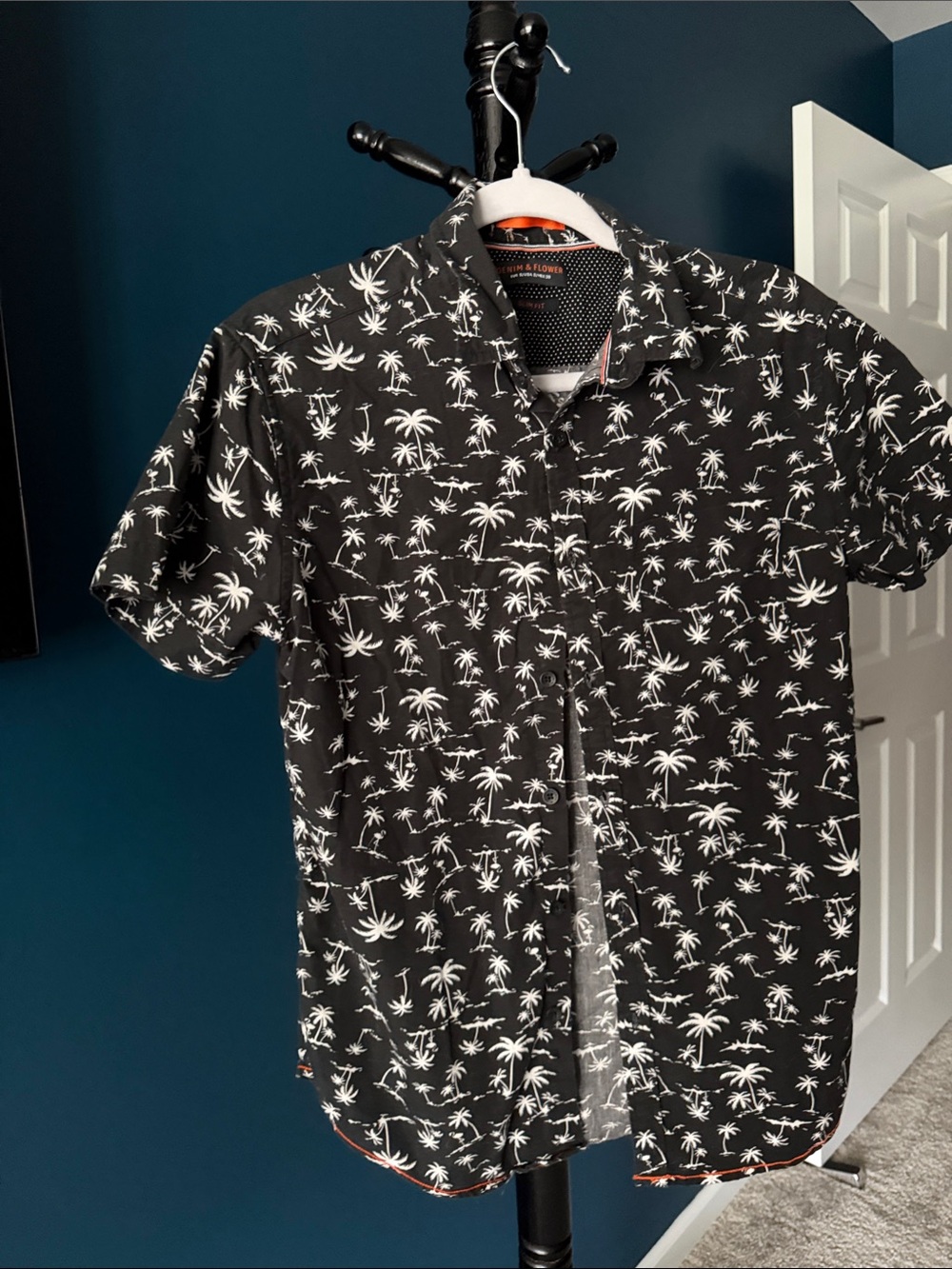 Black Button-Down Shirt